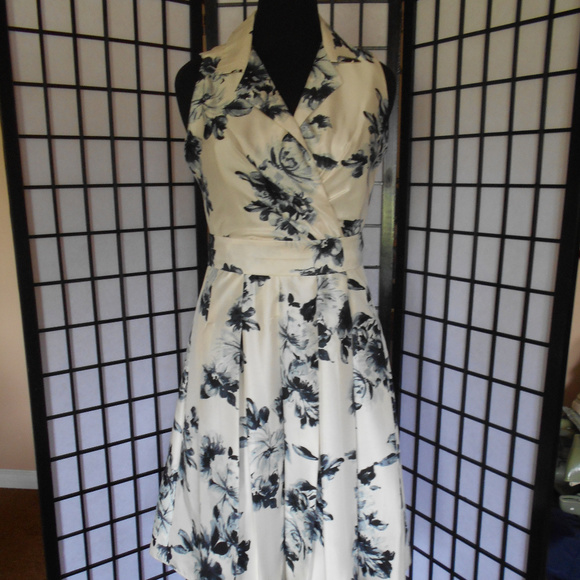 Dress Barn Dresses & Skirts - SALE Beautiful Black & White Floral Dress